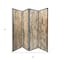 Homeroots 4 Panel Room Divider, Brown - 84 x 80 x 1 in. 379906 - alternate 6
